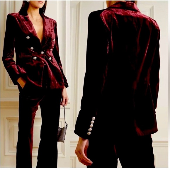 NEW Veronica Beard Gaya Velvet Dickey Jacket, Size 8-12. perfect for holidays!! - Picture 2 of 6
